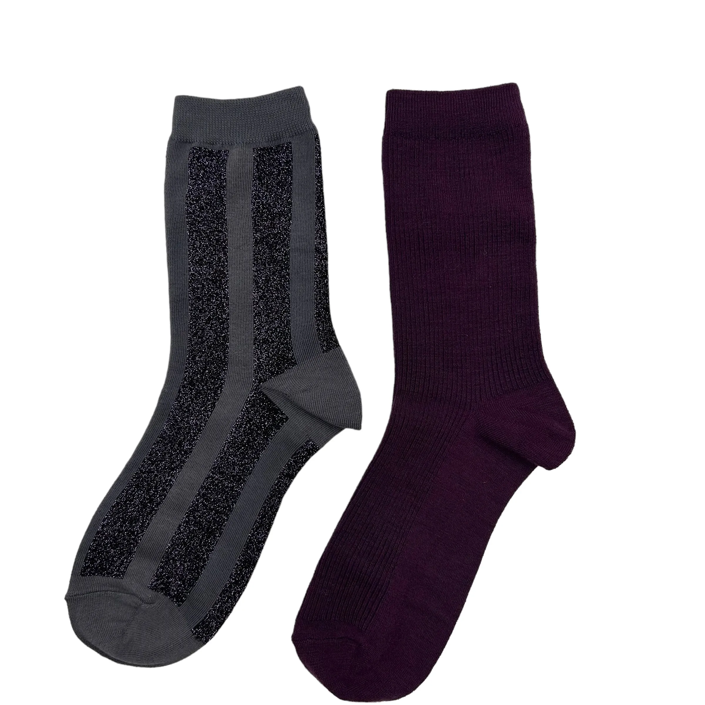 Purple Barcelona and Berlin sock box duo with pin